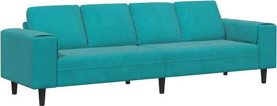 Четириместен Диван Тюркоазен 250x188x76см