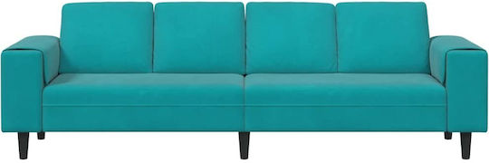 Четириместен Диван Тюркоазен 250x188x76см