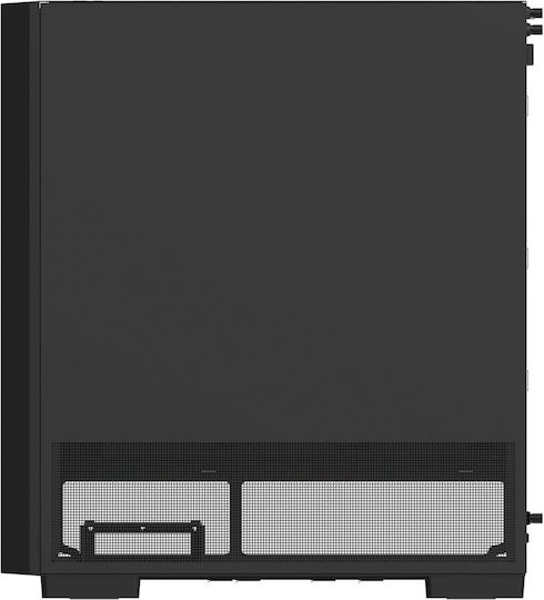 Thermaltake S380 TG ARGB Gaming Midi Tower Computer Case with Side Window Black
