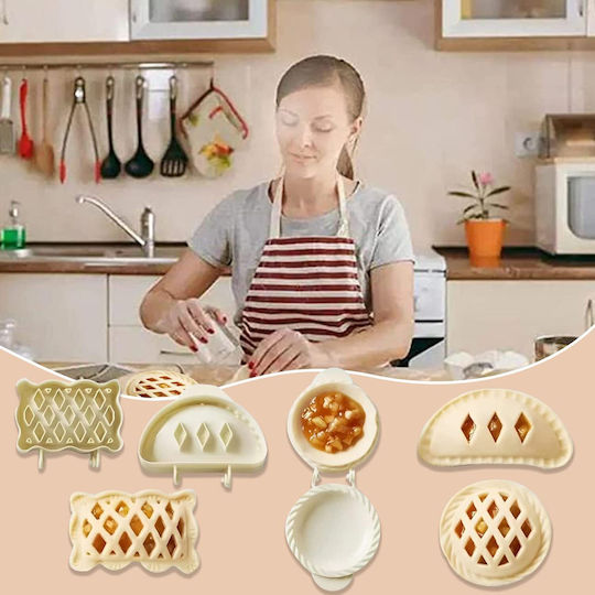 Set 3 Kuchenringe Pies Trifles Strudels Premium Polycarbonat Pvc Professionell Haushalt Modell Weiß