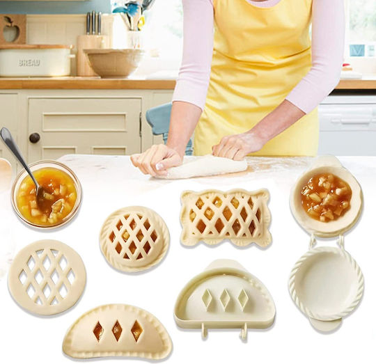 Set 3 Kuchenringe Pies Trifles Strudels Premium Polycarbonat Pvc Professionell Haushalt Modell Weiß