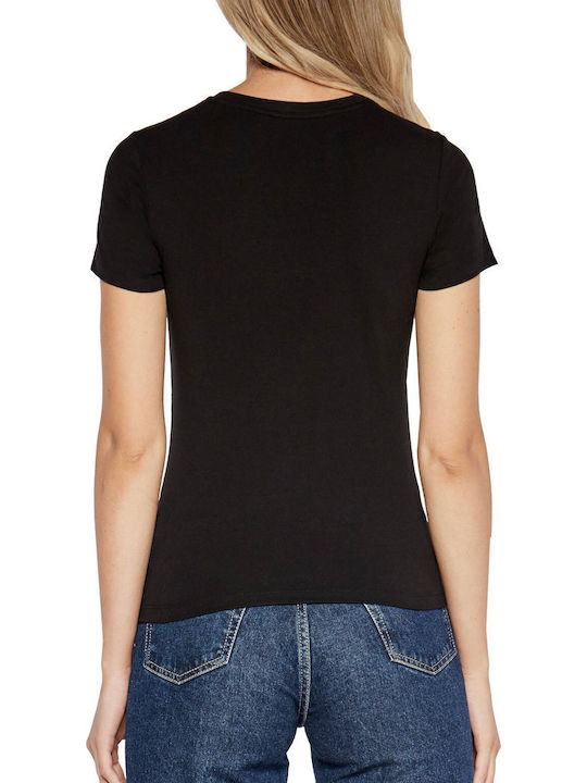 Guess T-Shirt Μαύρο