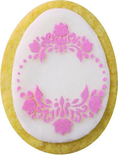Комплект Великденски Украси Dr.oetker 1879 5 Бройки 4 Украси 1 Формичка Неръждаема Стомана Сребриста