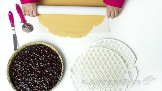 Classic Tart Lattice Cutter 2 Pieces Decora