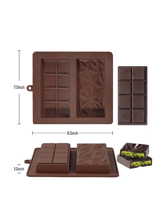 Formă de Patiserie Bomboane de Ciocolată din Silicon 19x22.5buc 1buc