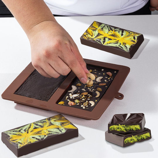 Non-stick Silicone Chocolates Baking Pan 19x22.5cm