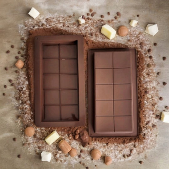 Non-stick Silicone Chocolates Baking Pan 13x24.8cm