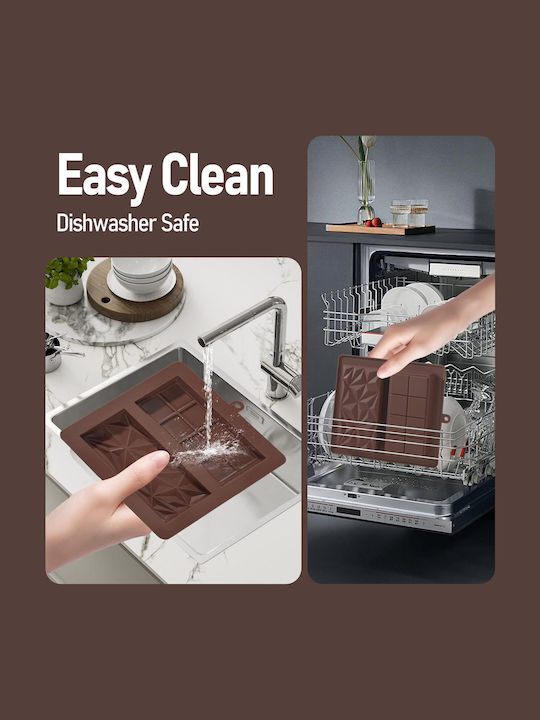 Formă de Patiserie Bomboane de Ciocolată din Silicon 19x22.5buc 1buc