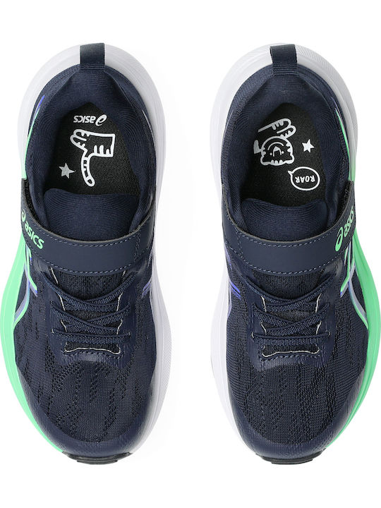 Gt-1000 Kids Sports Shoes Running with Hoop & Loop Closure Navy Blue