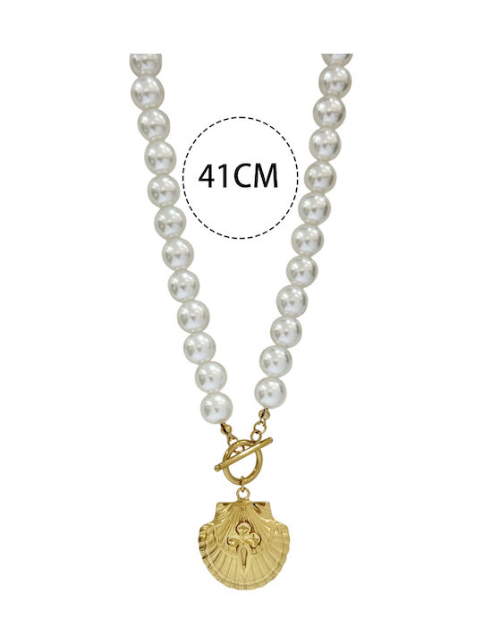 Awear Halskette Halsband aus Vergoldet Stahl