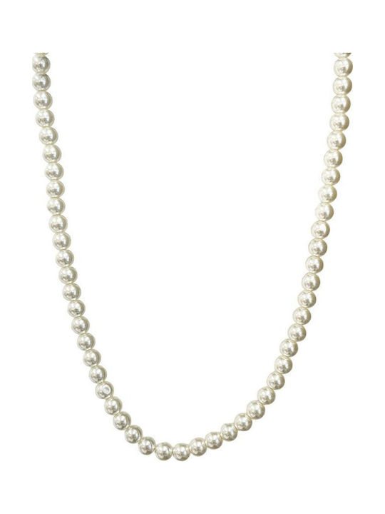 Awear Necklace from Steel with Pearls 6mm