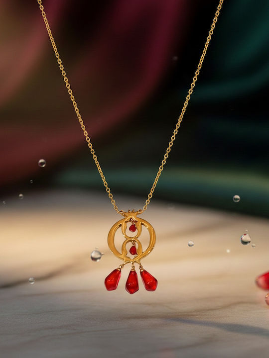 Awear Steel Necklace Red