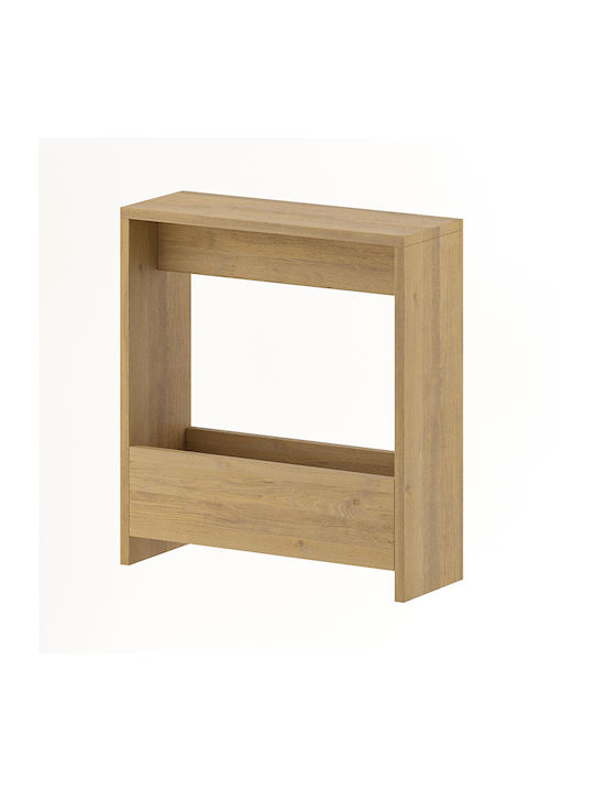 Rectangular Side Coffee Table Simpi Wooden Sapphire Oak W55xL20xH60cm
