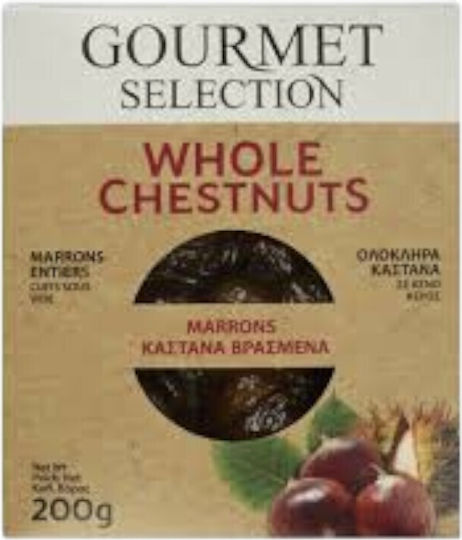 Κάστανα Ολόκληρα Βρασμένα Gourmet Selection 200gr