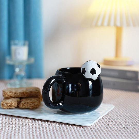 I-Total Ceramic Mug Black 450ml