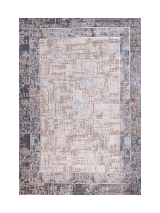 Klonaras Modern 9252 Rug Rectangular Beige White