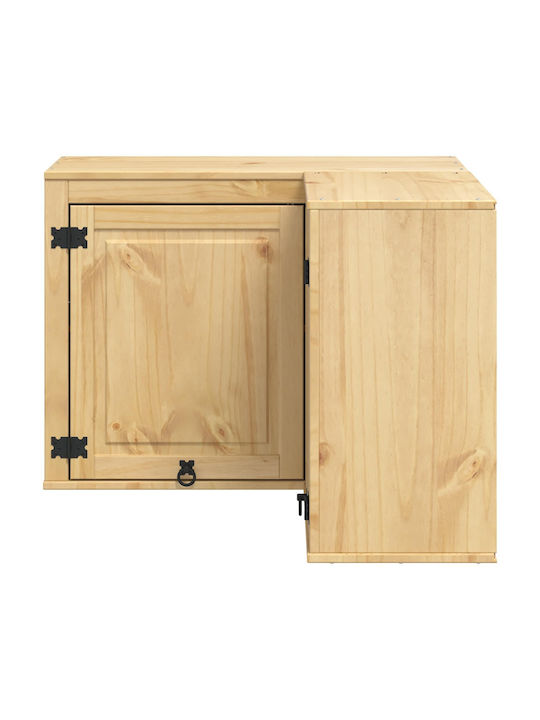Επιδαπέδιο Ντουλάπι Καφέ 80x80x60εκ.