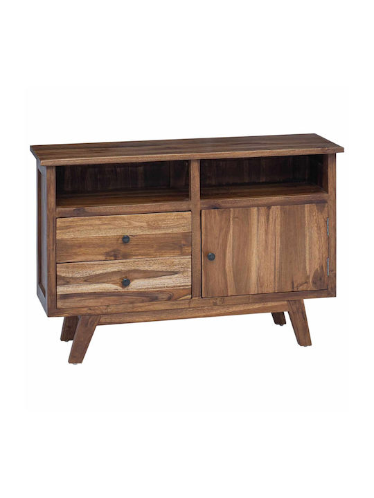 Sideboard made of Solid Wood with Drawers Coffee 100x30x68cm