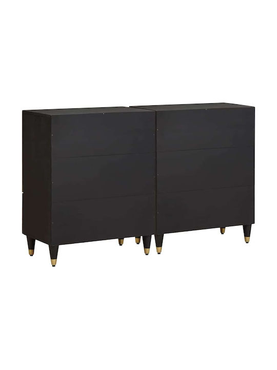 Comoda pentru Dormitor Negru 60x33x75buc
