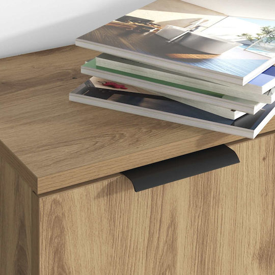 Kommode aus Holz & Metall 120x30x70cm