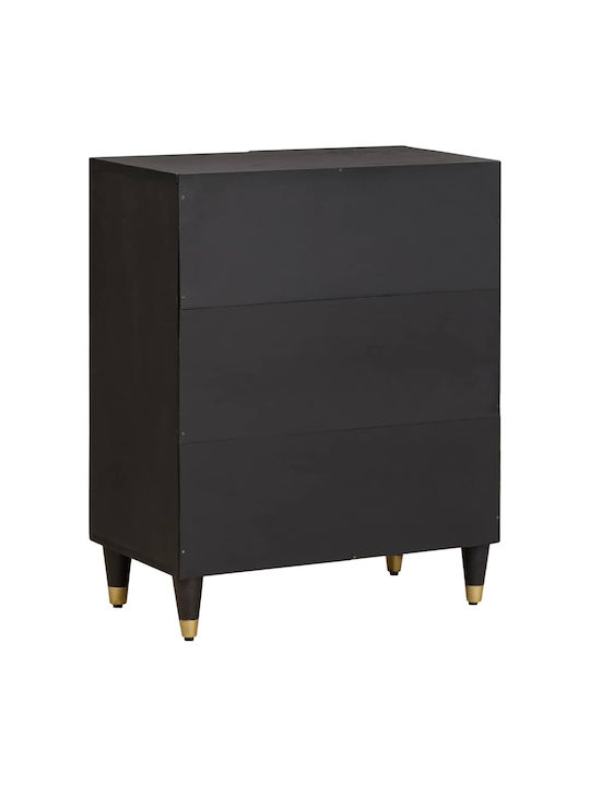 Comoda pentru Dormitor Negru 60x33x75buc