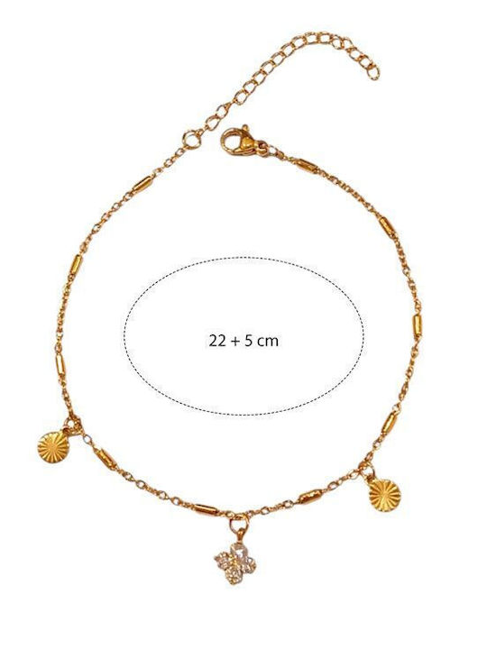 Awear Fußarmband mit Zirkon