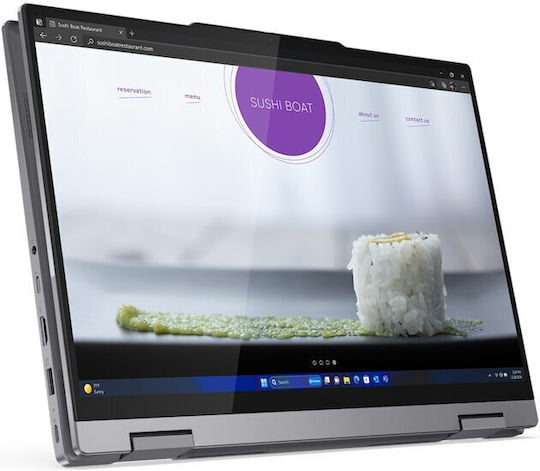 Lenovo ThinkBook 14 2-în-1 G5 IAU 14" Panou IPS FHD+ Ecran Tactil (Ultra 7-255U/16GB/512GB SSD/W11 Pro) Gri Lună (Tastatură Engleză UK)