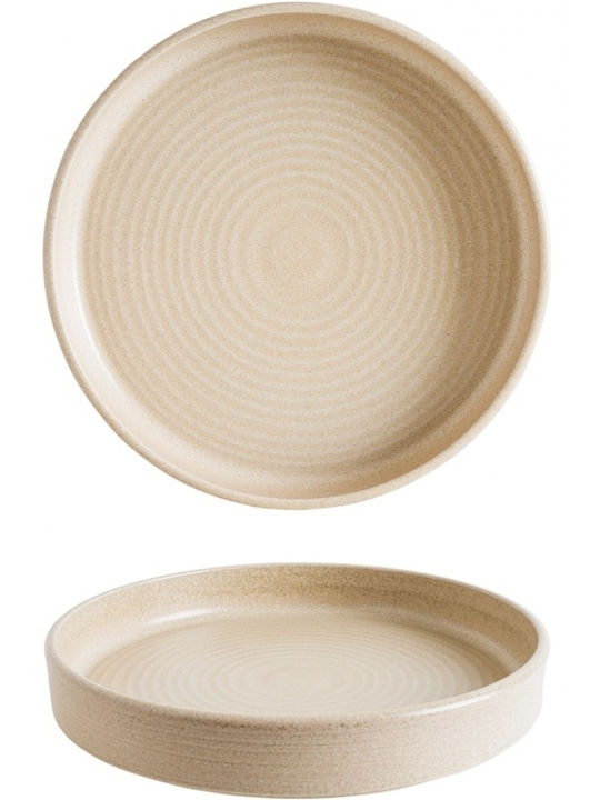 Bonna Porcelain Salad Bowl Beige 23x23cm