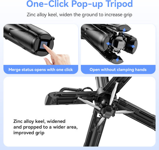 XO Selfie Stick with Bluetooth & Remote Control Ss21 Black 16.001.0283