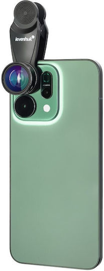 Levenhuk Phone Camera Lens Set Filter / Fisheye / Telephoto / Macro / Microscope 0.63x