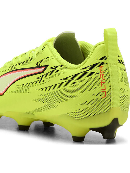 Ultra 6 Play Kids Molded Soccer Shoes Yellow