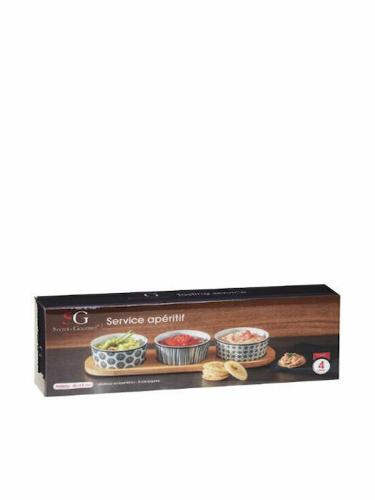 Atmosphera Bohemia Secret De Gourmet Ceramică Suporturi Și Tavă Pentru Turn De Desert 3 Locuri Cu Suport Multicolor P10xL29.8xÎ4.5cm 3 Bucăți Atmosphera Bohemia Secret De Gourmet Ceramică Suporturi Și Tavă Pentru Turn De Desert 3 Locuri Cu Suport Multicolor P10xL29.8xÎ4.5cm 3 Bucăți