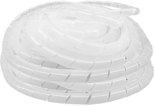 5002 Spiral Cable Protector for Indoor and Outdoor Use 12mm Transparent 0.01m Black 0.02m Pack of 10 Pieces