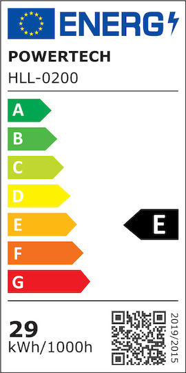 Powertech Plafonieră de Tavan 38buc Argintiu cu LED Integrat