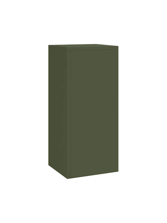 vidaXL Set 3 Töpfe Metall Olive