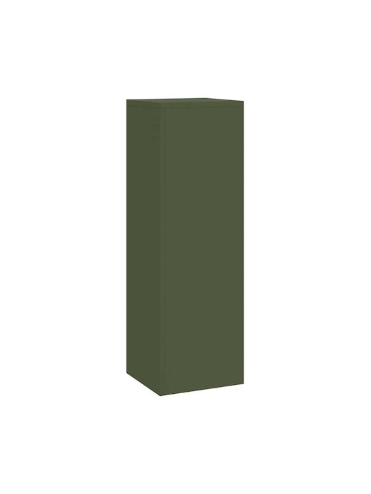 vidaXL Set 3 Töpfe Metall Olive