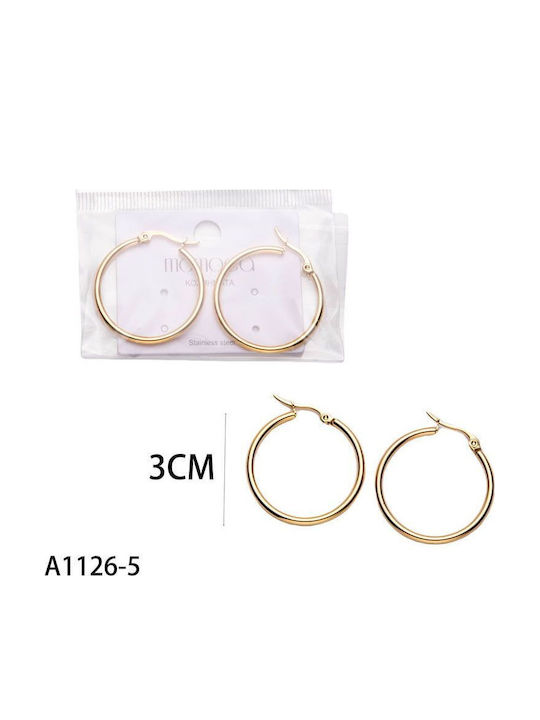 Awear Earrings Hoops made of Steel