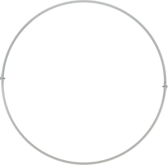 vidaXL Σετ 5 Γλάστρες Μεταλλικές Λευκό 40x20εκ.