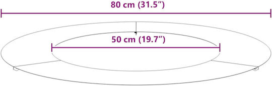 vidaXL Σετ 5 Γλάστρες Μεταλλικές Χάλκινο