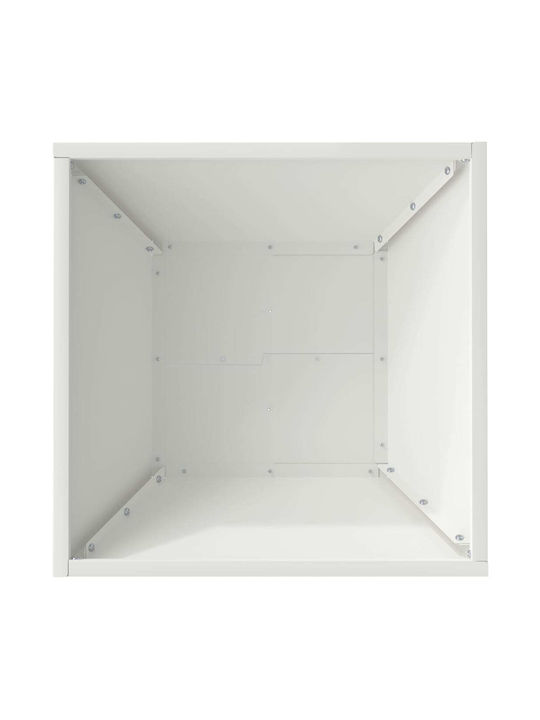 vidaXL Set 5 Pots Plastic White