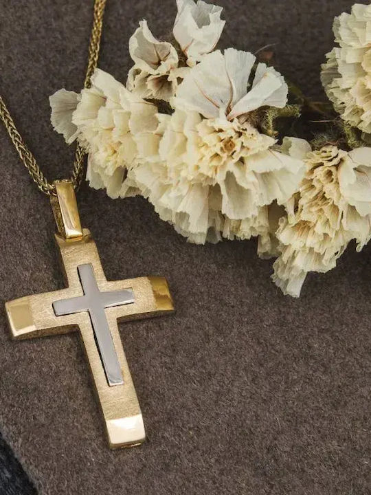 Златен Кръст 18K с Верижка