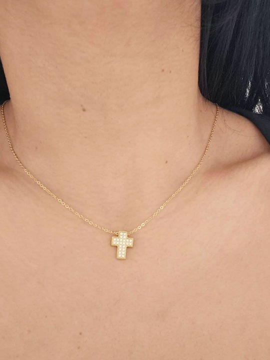 Awear Vergoldeter Stahlkreuz