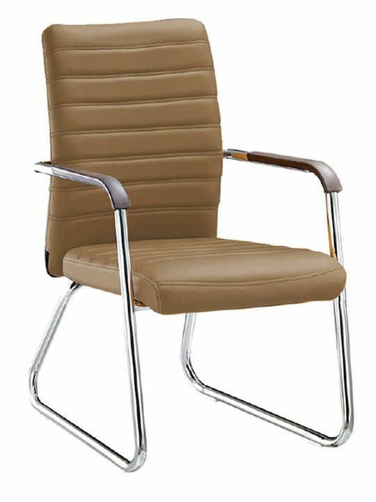 Sessel Collet mit Armlehnen Cappuccino 54x60x96cm 1Stück