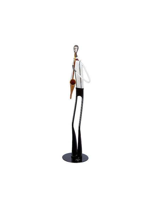ArteLibre Decorative Figure made of Metal Jazzband 10.5x10x41cm 1pcs