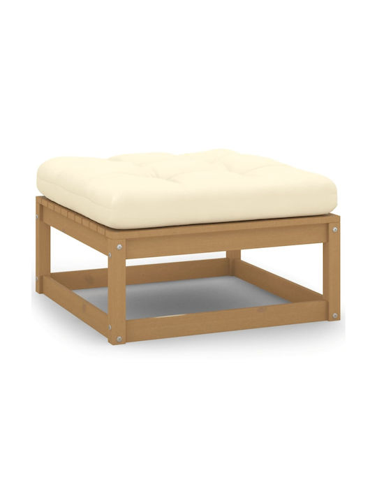 Ξύλινο Σκαμπό Μελί - Κρεμ 2τμχ 140x70x30cm Ξύλινο Σκαμπό Μελί - Κρεμ 2τμχ 140x70x30cm