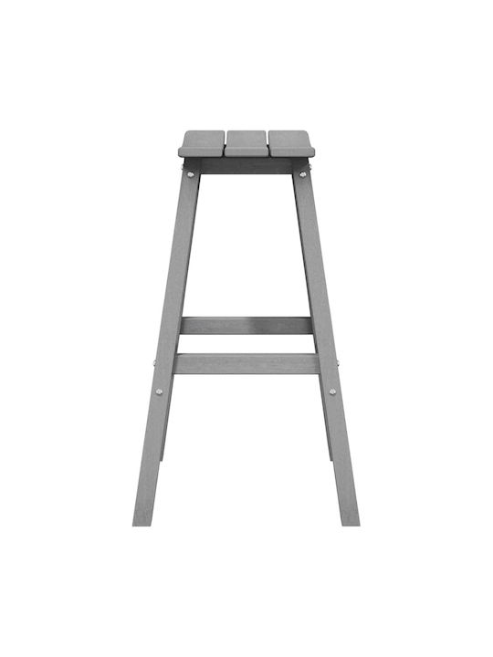 Stool for Bar Outdoor Light Grey 52x43x73.5cm