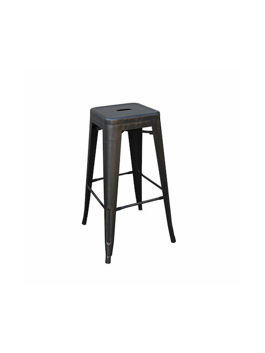 Stool for Bar Outdoor Relix Black 43x43x67cm