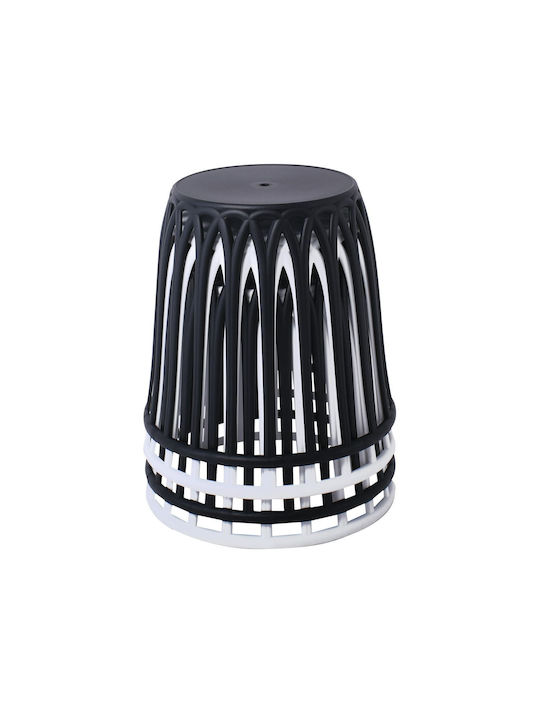 Stool Outdoor Black 50x50x45cm