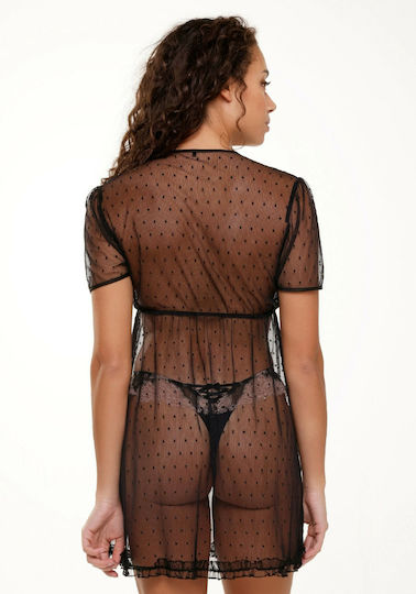 Rei Sexy Babydoll Transparenz Poué Muster Spitze