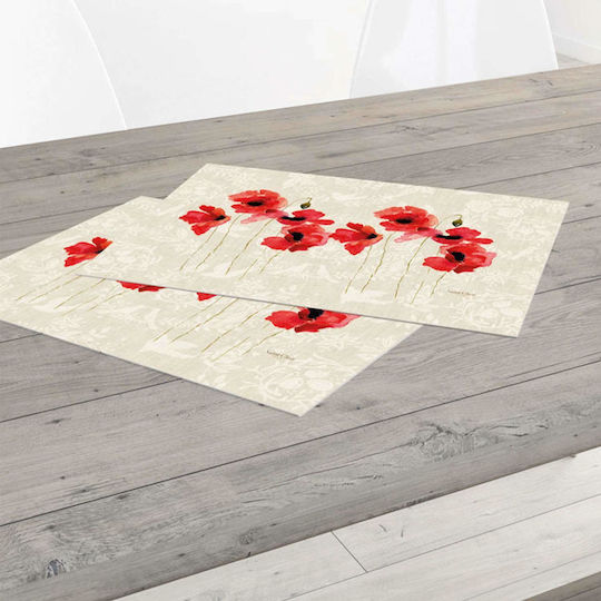 Saint Clair Rotes 11 Osterdekorationen & Ornamente Polyester 45x45x33cm Set 4Stücke